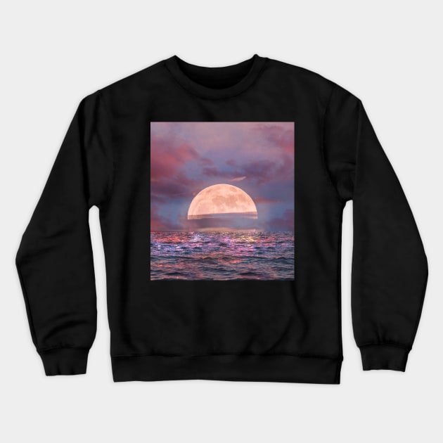 Lights Crewneck Sweatshirt by YellowCollages